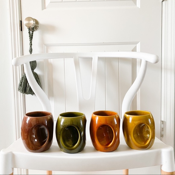 Vintage Other - vintage | set of 4 coffee mugs